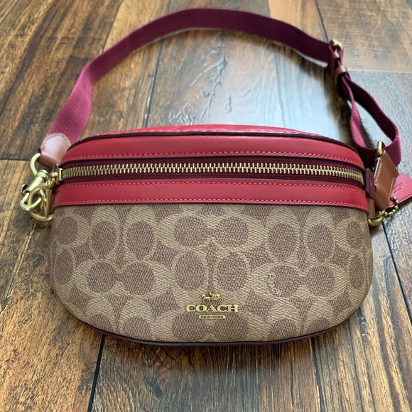 Coach Bags Coach Red Belt Bag Fanny Pack Poshmark